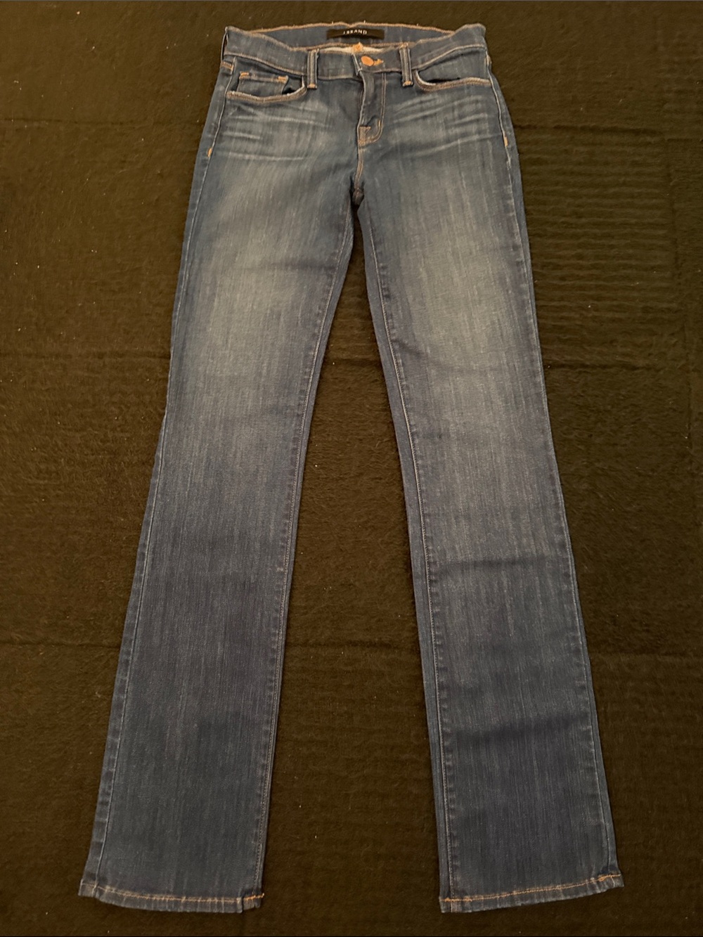 J Brand Midwash Straight-Leg Jeans